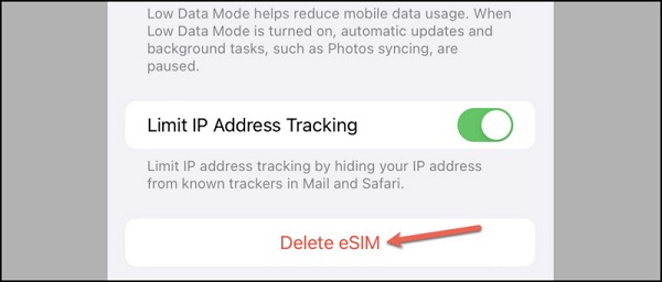 Cách xóa eSIM trên iPhone đơn giản